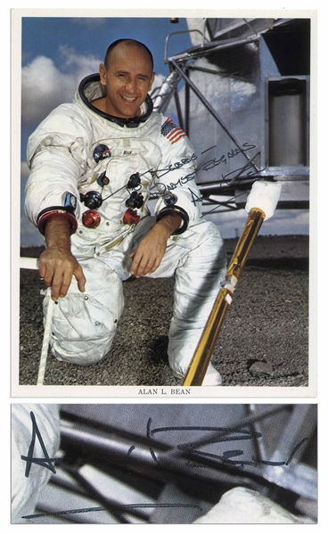 Apollo 12 Moonwalker Alan Bean 8'' x 10'' Signed Photo